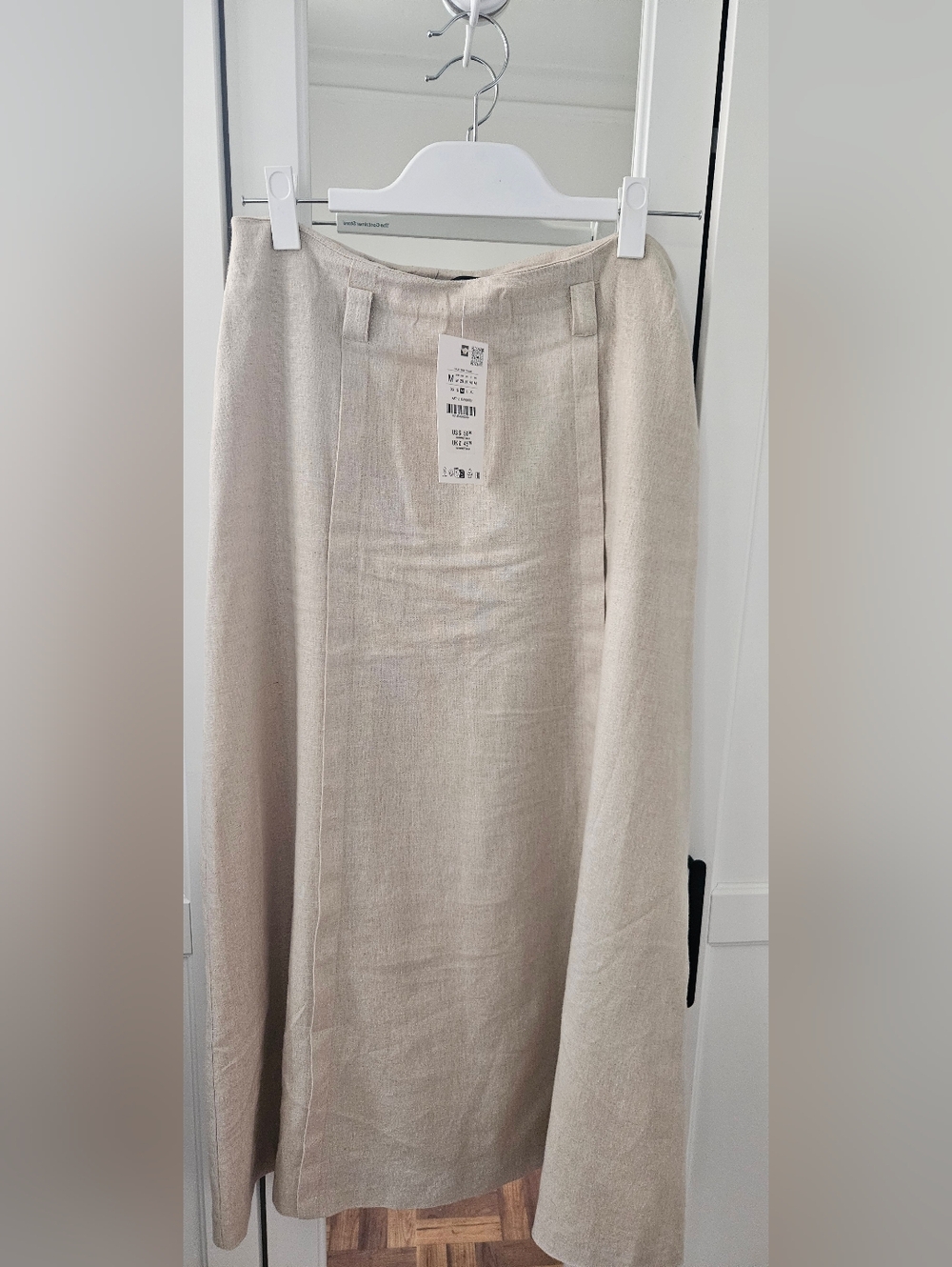 Zara Linen-Blend Skirt